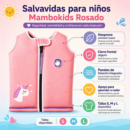 Chaleco Mambobaby Rosado vista 3