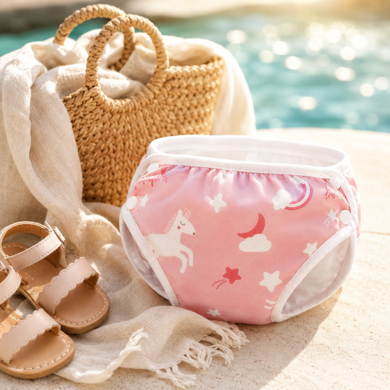 Pañal Mambobaby Rosado vista 4