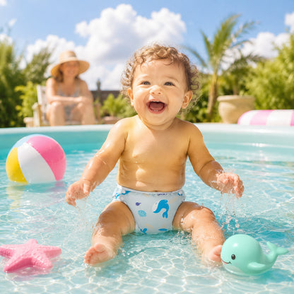 Pañal Mambobaby Azul vista 3