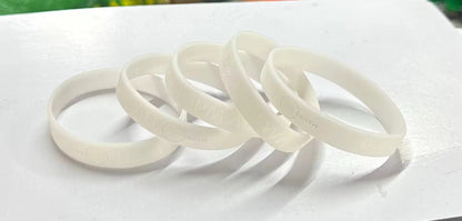 Pulseras UV Protección Solar - Pack de 3 Unidades que Cambian de Color (Blanco a Morado)