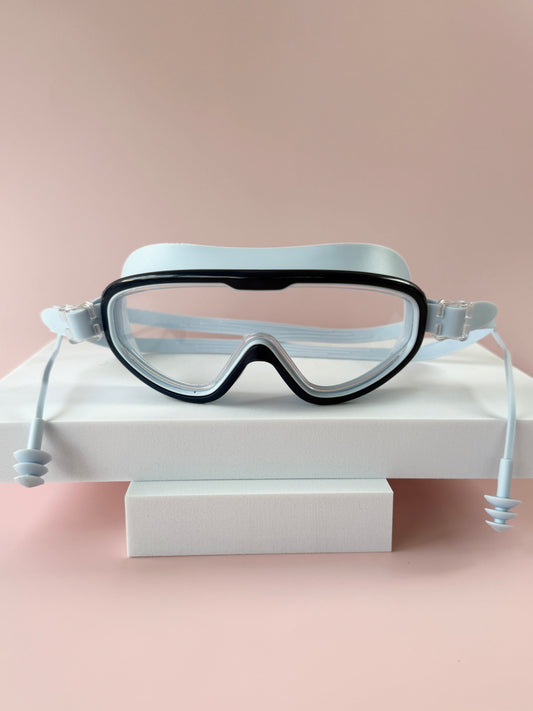 Lentes de Agua con Visión Panorámica y Tapones Integrados