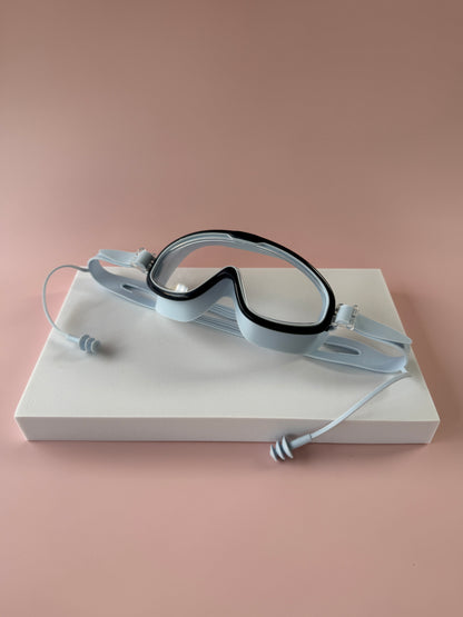 Lentes de Agua con Visión Panorámica y Tapones Integrados