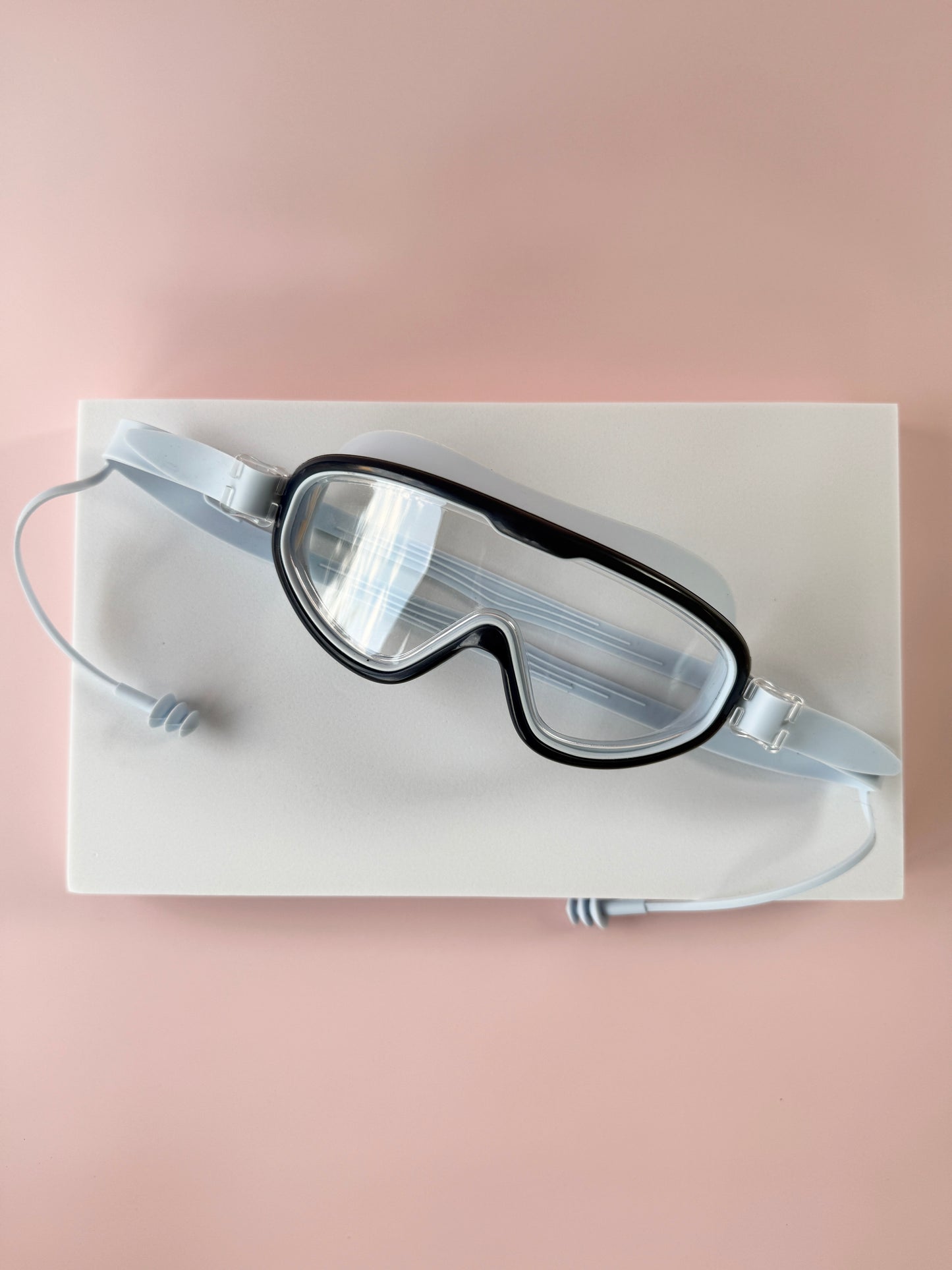 Lentes de Agua con Visión Panorámica y Tapones Integrados