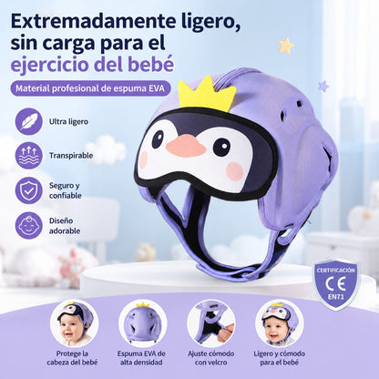 Casco de Seguridad para Bebé Mambobaby | Protector de Cabeza Antigolpes EVA | 6-24 Meses