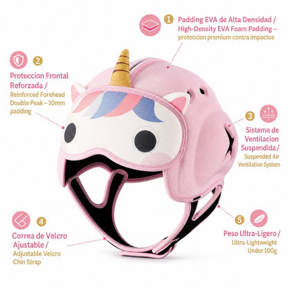 Casco de Seguridad para Bebé Mambobaby | Protector de Cabeza Antigolpes EVA | 6-24 Meses