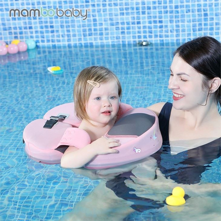 Flotador de cintura Air-Free Mambobaby rosado unicornio
