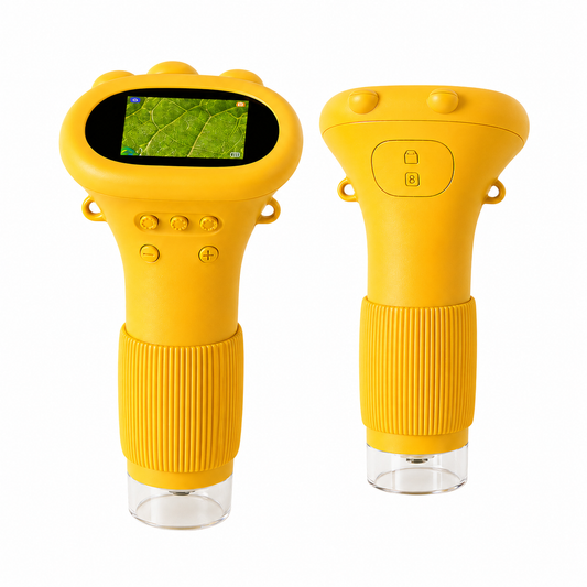 Microscopio Discovery 1000x - Pantalla IPS Color Amarillo