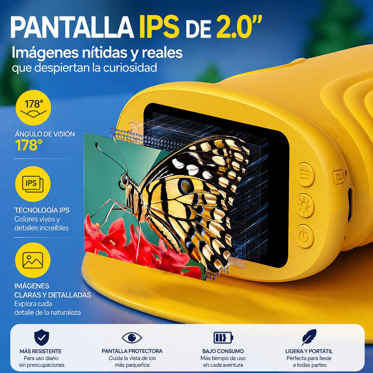Microscopio Discovery 1080P - Camara HD Amarillo