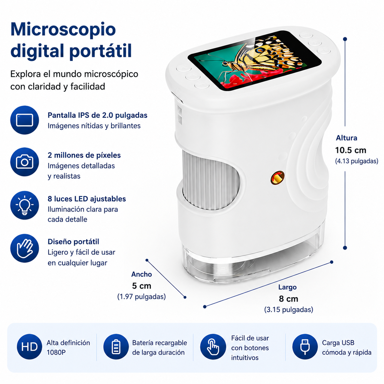 Microscopio Discovery 1080P - Cámara HD