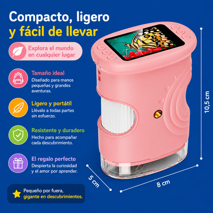 Microscopio Discovery 1080P - Camara HD Rosado