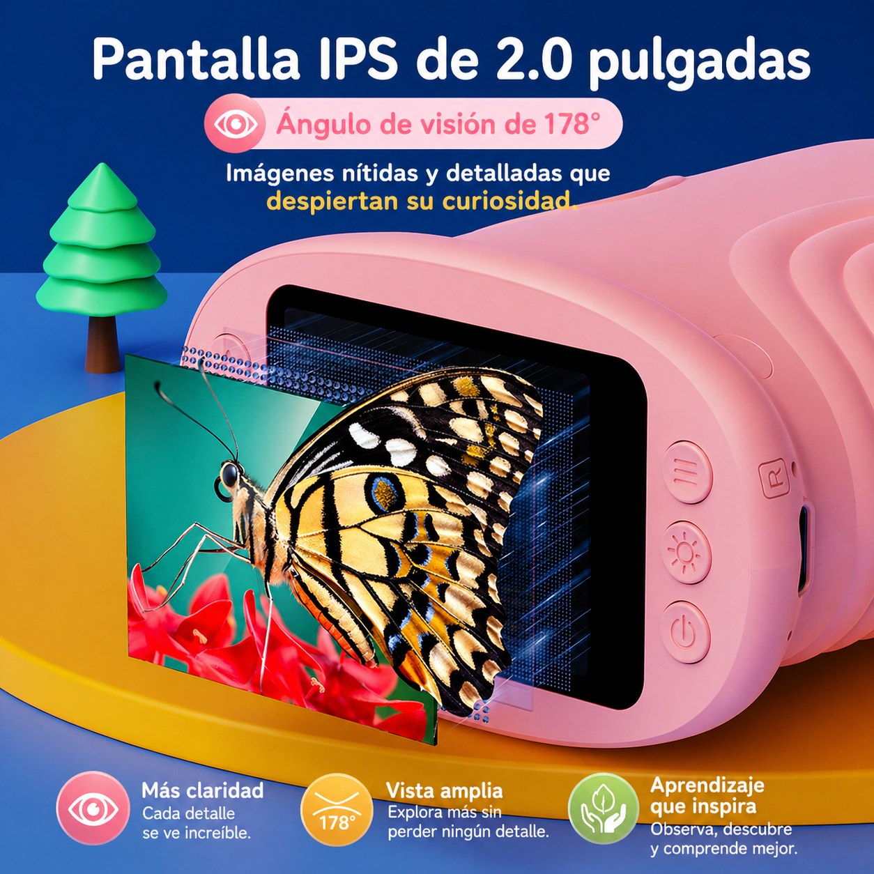 Microscopio Discovery 1080P - Camara HD Rosado