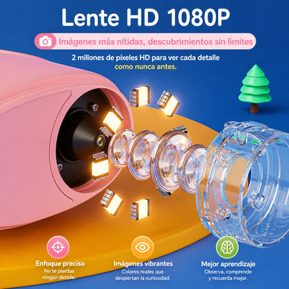 Microscopio Discovery 1080P - Camara HD Rosado