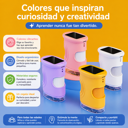 Microscopio Discovery 1080P - Camara HD Rosado