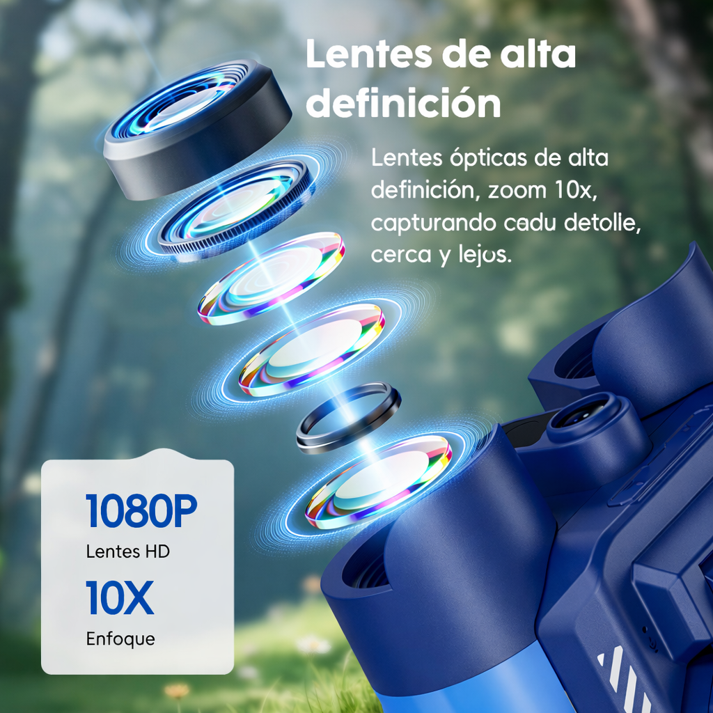 Binoculares Discovery Kids - Exploracion al Aire Libre Azul